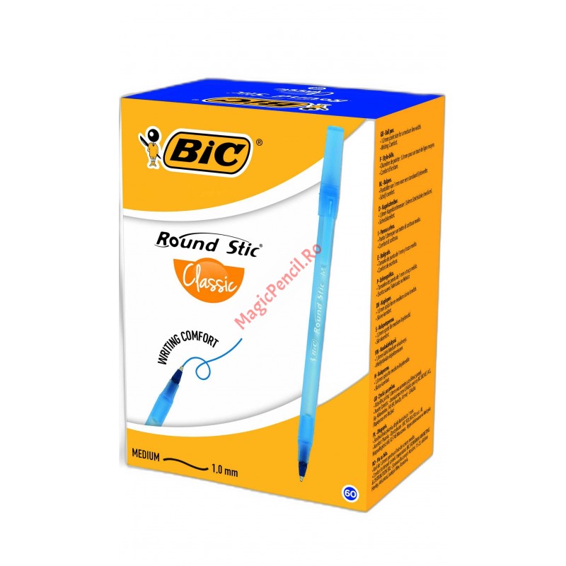 Pix Bic Round stic, albastru