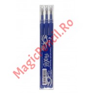 Rezerva roller Pilot Frixion albastra, 3 buc/set, 0,7mm