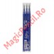 Rezerva roller Pilot Frixion albastra, 3 buc/set, 0,7mm