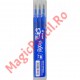 Rezerva roller Pilot Frixion albastra, 3 buc/set, 0,7mm