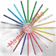 Creioane colorate Tropicolors, 12 culori, Bic