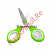 Foarfeca pentru hartie, clasic, verde, 13 cm