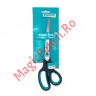 Foarfeca metalica de birou Stanger, 25 cm, negru