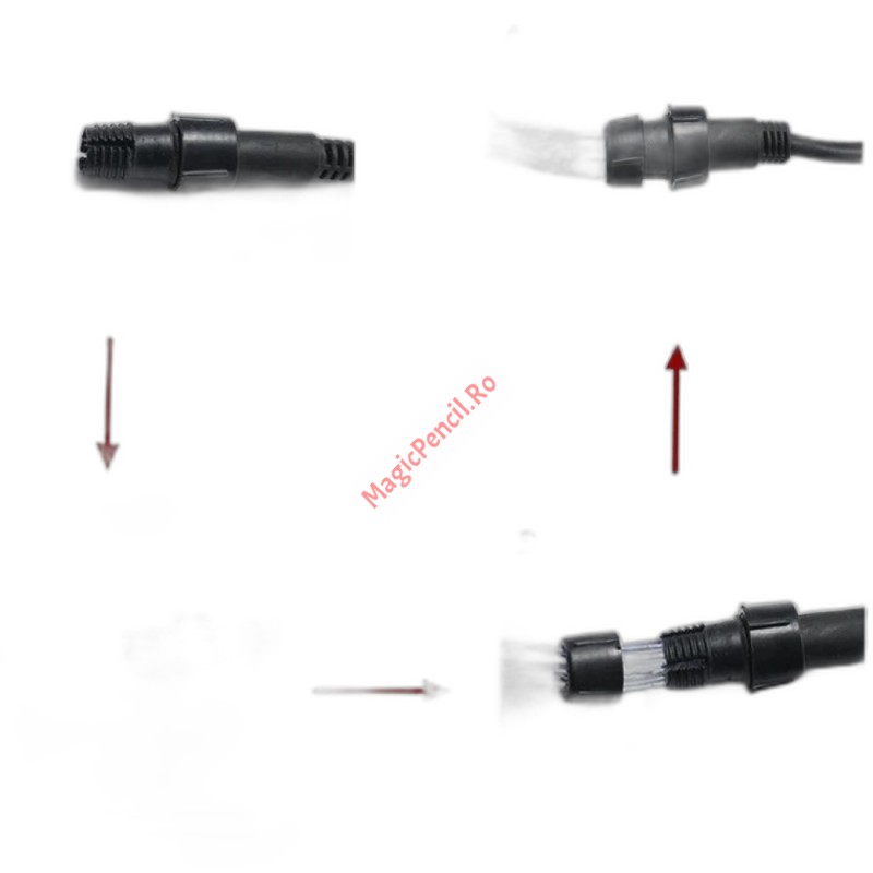 Controler cu 8 jocuri pentru Furtun luminos cu Led, 20m, Starter