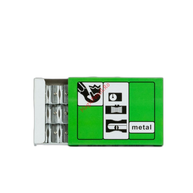 Ascutitoare metalica, simpla, pentru creioane