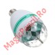 Bec Rotativ Lumini, RGB, 3W, E27, adaptor priza