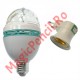 Bec Rotativ Lumini, RGB, 3W, E27, adaptor priza