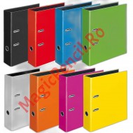 Biblioraft plastifiat, 75 mm, A4, 450 coli, albastru