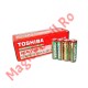 Baterie Toshiba Heavy Duty AA R6 1,5V, zinc carbon, 4 baterii