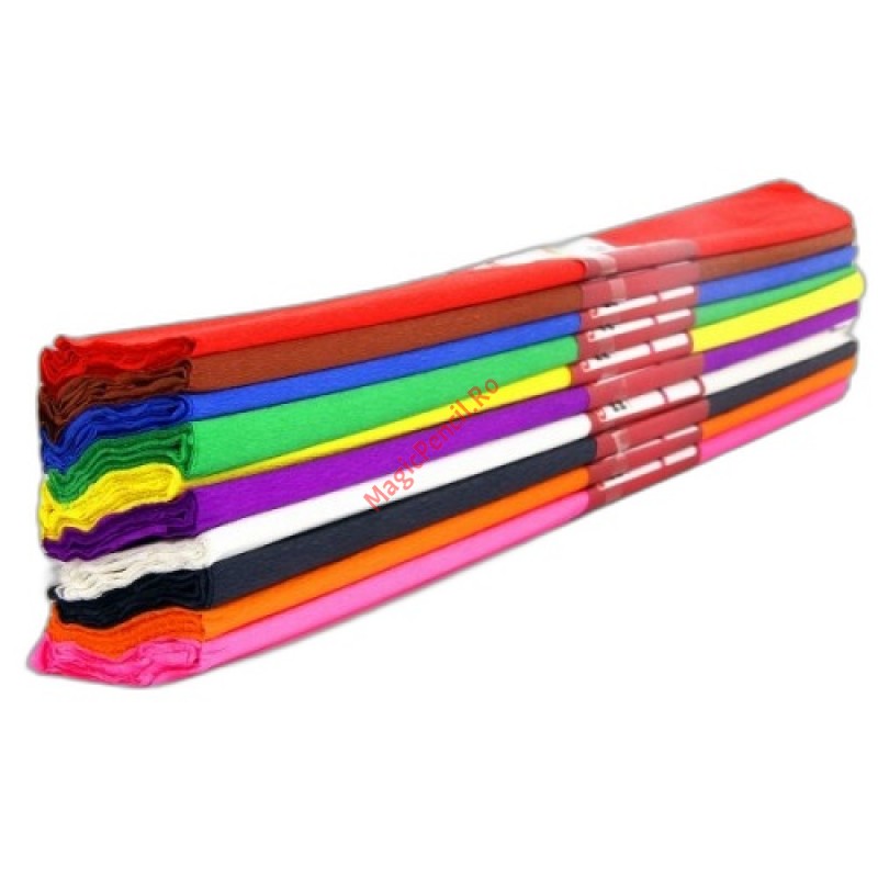 Hartie Creponata, 10 culori, 2M