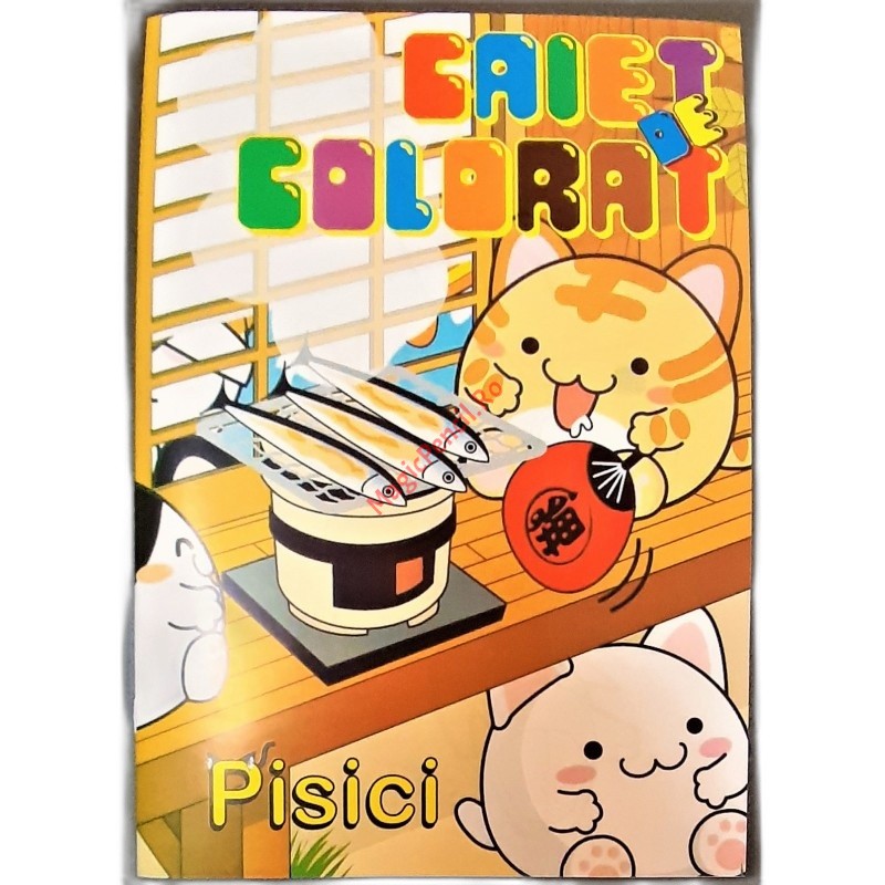 Carte colorat format A4 diferite ilustratii