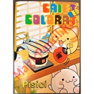 Carte colorat format A4 diferite ilustratii