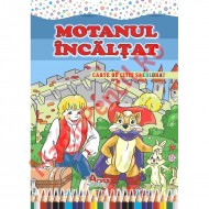 Carte de citit si colorat, B5, Motanul incaltat