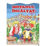 Carte de citit si colorat, B5, Motanul incaltat