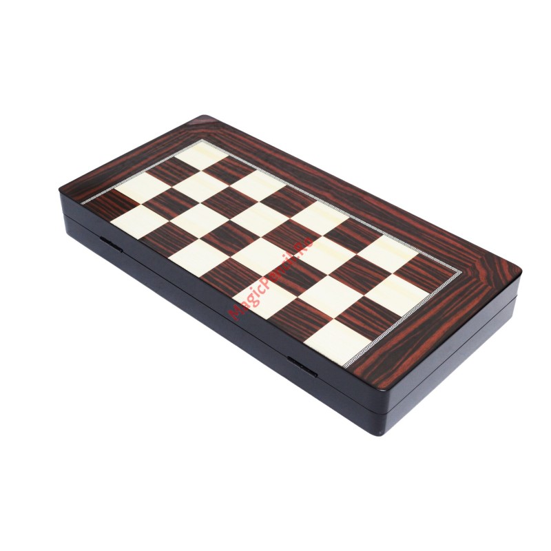 Joc de table din lemn lacuit 48x48 cm, clasic