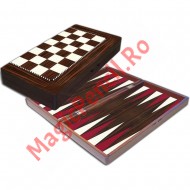 Joc de table din lemn lacuit 48x48 cm, clasic