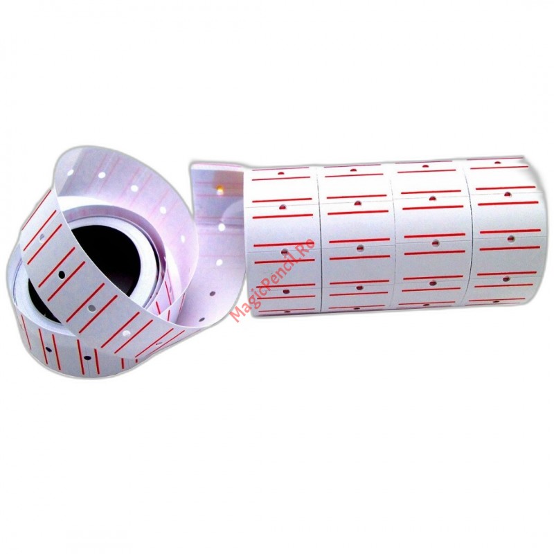 Etichete pret albe 21 x 12 mm