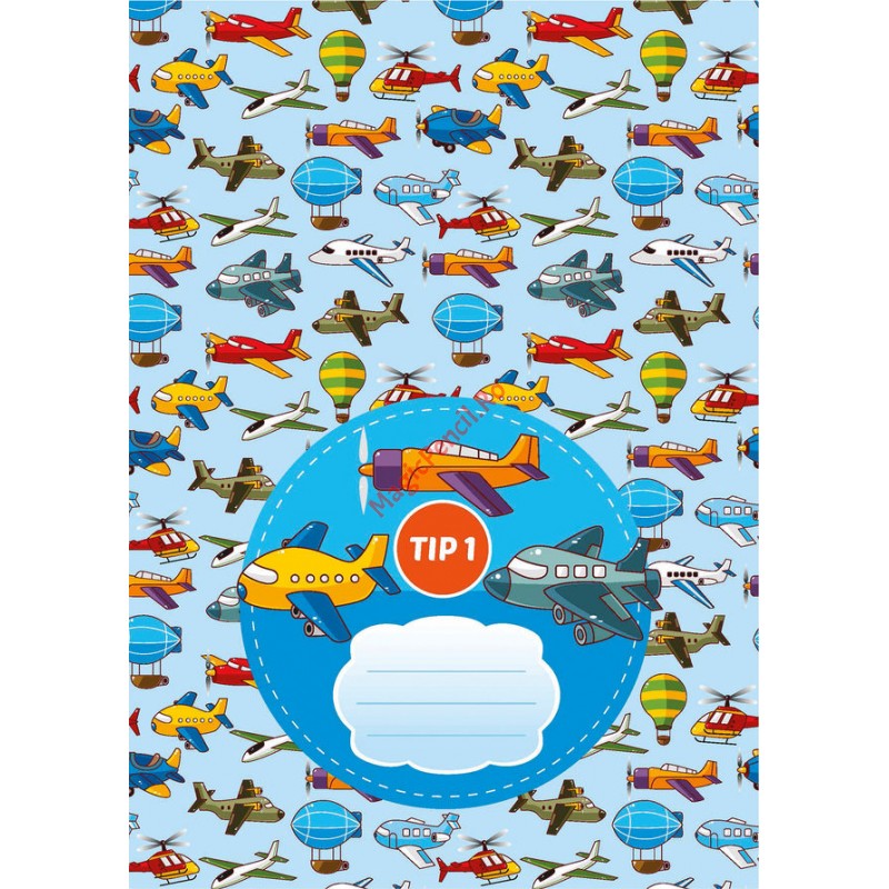 Caiet A5, 16 file, Tip 1