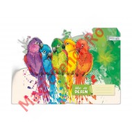 Bloc desen, format A4, 12 file, 80g