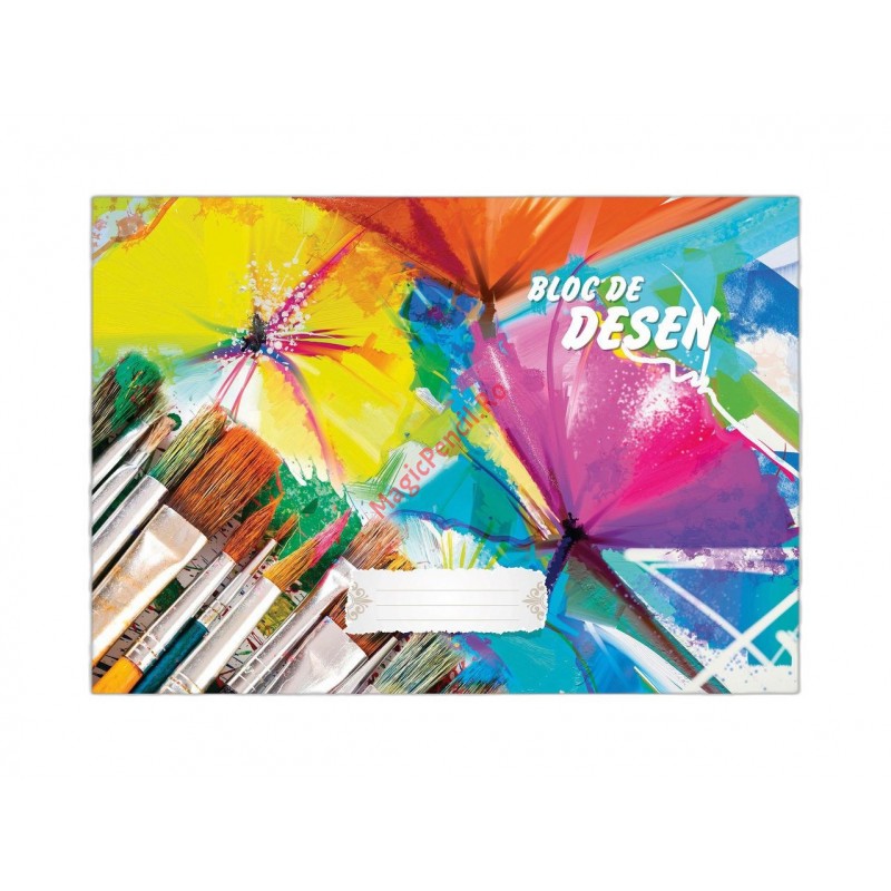 Bloc desen, format A4, 12 file, 160g