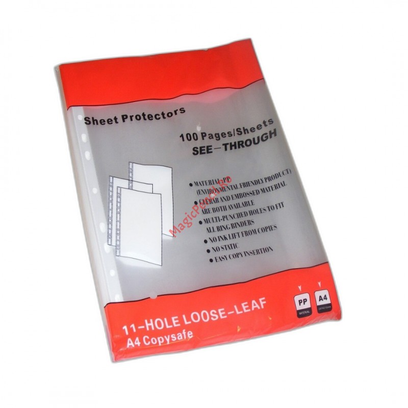 Folie de protectie A4, 30 microni, 100 folii/set