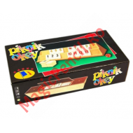 Joc remi, rummy din plastic cu piese din plastic, OK