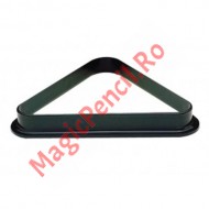 Triunghi plastic pentru bile de biliard, Negru