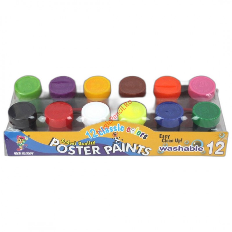 Tempera Guache, 12 culori