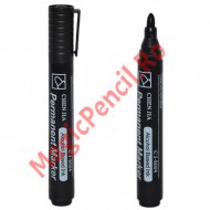 Marker permanent, negru, 12 buc
