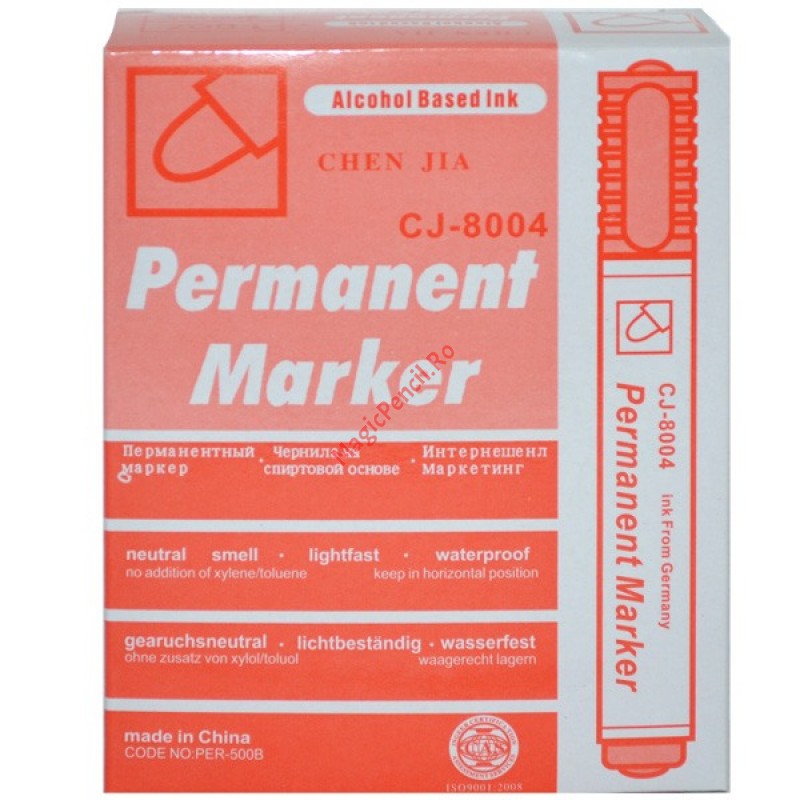 Marker permanent, rosu