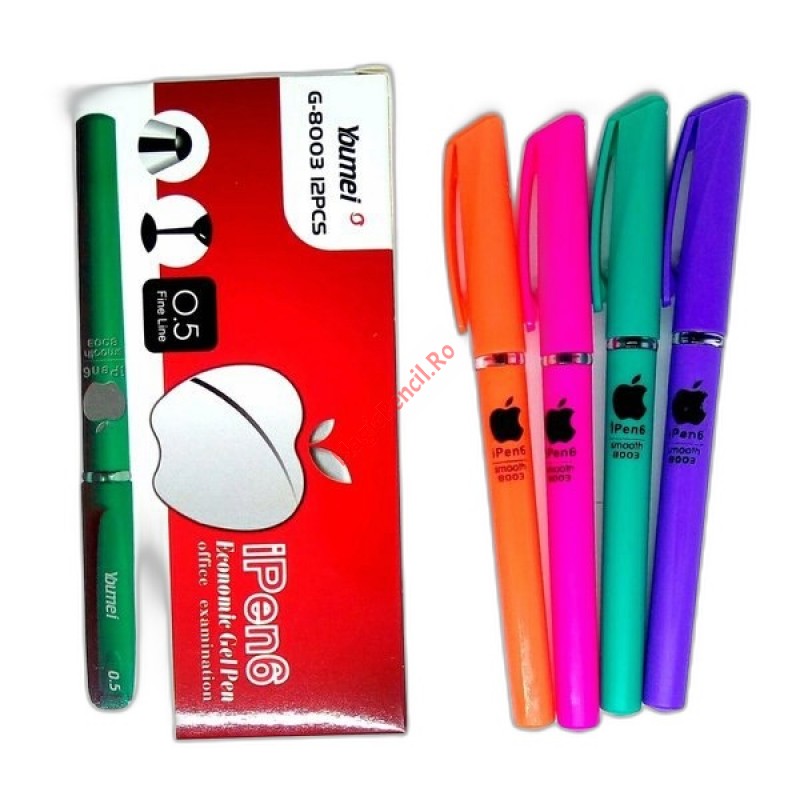 Pix cu Gel, 0,5mm, albastru