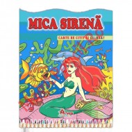 Carte de citit si colorat, B5, Mica sirena