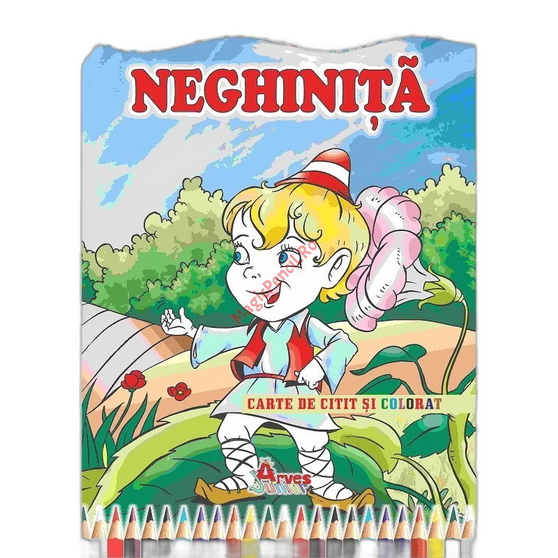 Carte de citit si colorat, B5, Neghinita