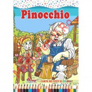 Carte de citit si colorat, B5, Pinocchio