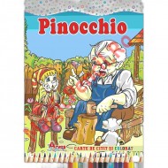 Carte de citit si colorat, B5, Pinocchio