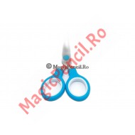 Foarfeca pentru hartie, clasic, albastru, 13 cm