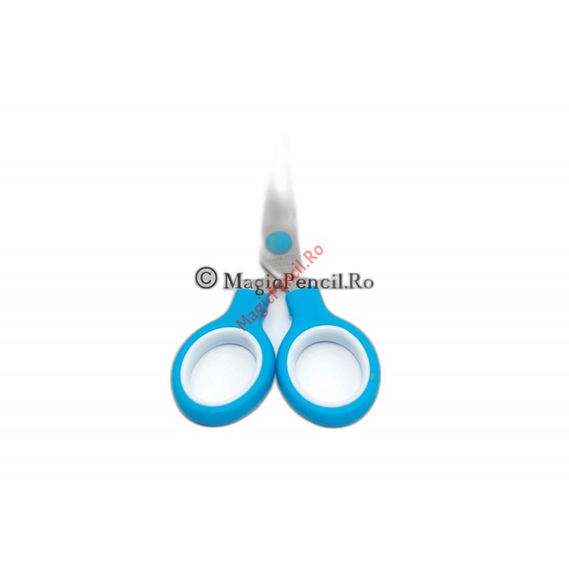 Foarfeca pentru hartie, clasic, albastru, 13 cm