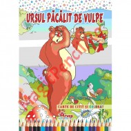 Carte de citit si colorat, B5, Ursul pacalit de vulpe