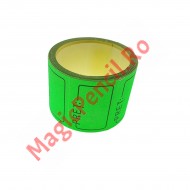 Etichete pret autoadezive 15x30 mm, verde fluorescent