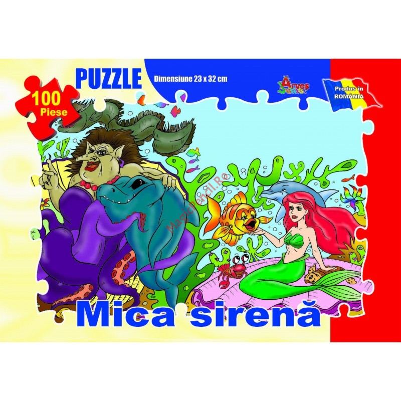 Puzzle 100 piese povesti, Mica sirena