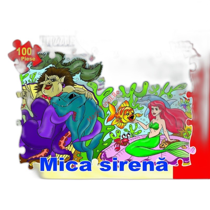 Puzzle 100 piese povesti, Mica sirena