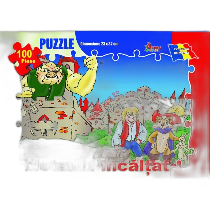 Puzzle 100 piese povesti, Motanul incaltat