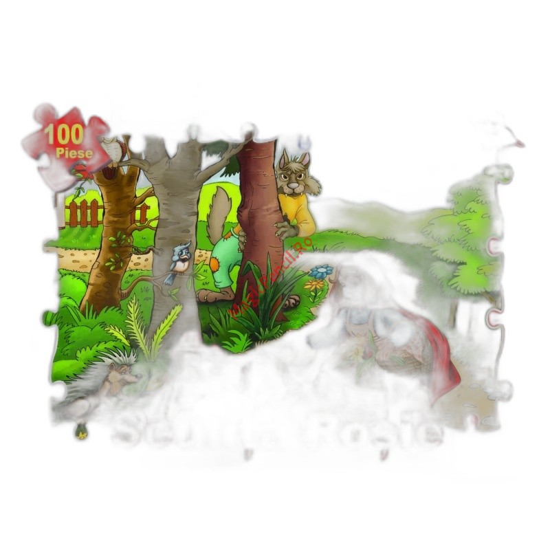 Puzzle 100 piese povesti, Scufita rosie