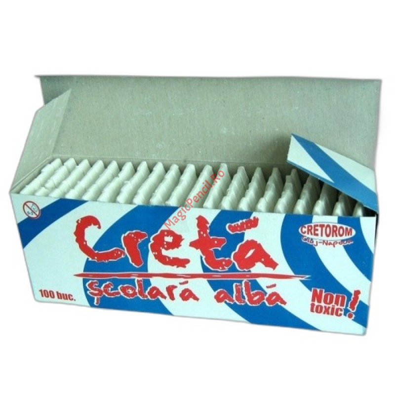 Creta alba pentru tabla, 100 buc