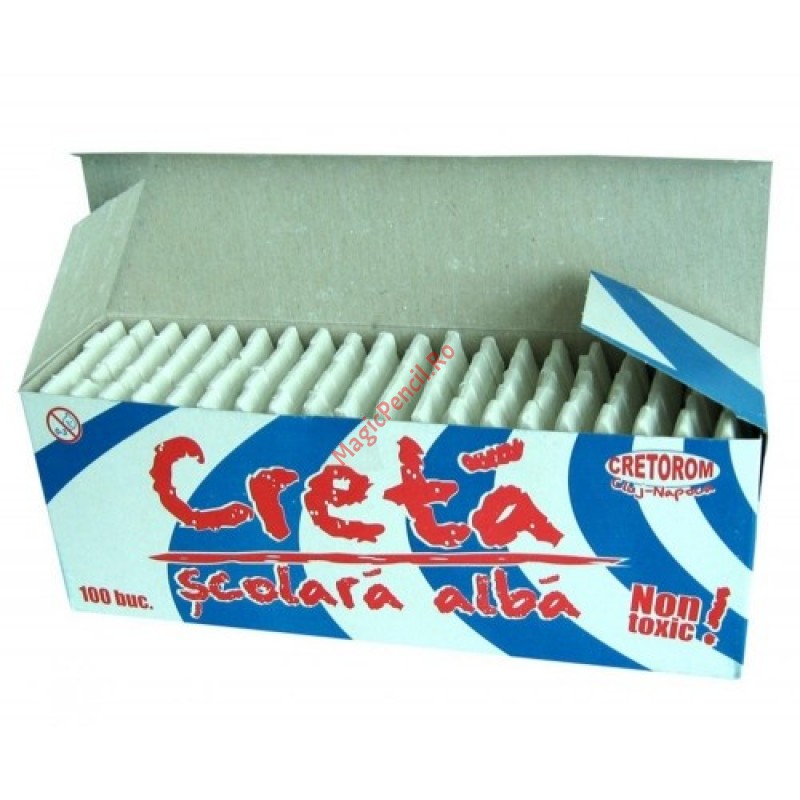 Creta alba pentru tabla, 100 buc