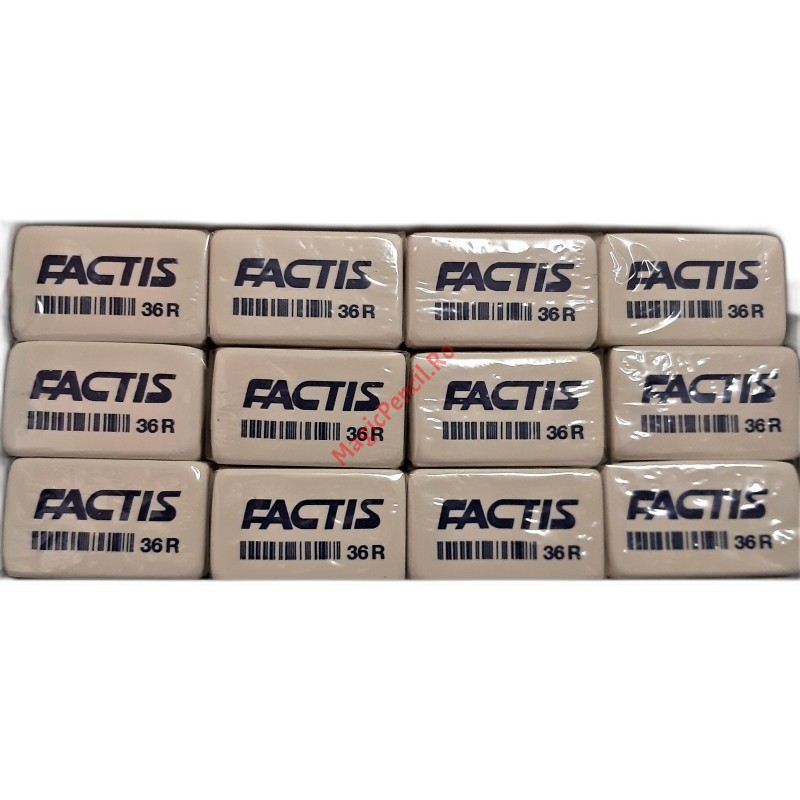 Radiera dreptunghiulara, cauciuc sintetic, 36R, Factis