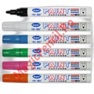 Marker cu vopsea, Alb