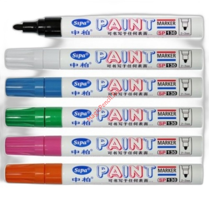 Marker cu vopsea, Negru