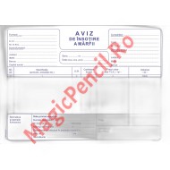 Aviz A5, autocopiativ, 3 exemplare, 50 seturi