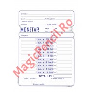 Monetar, A6, autocopiativ, 2 exemplare, 50 seturi